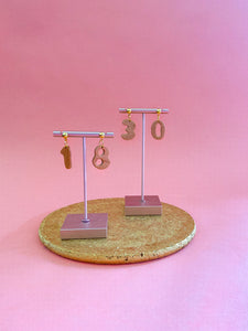 Dangle Number Birthday Earrings - SHOP MRANZ