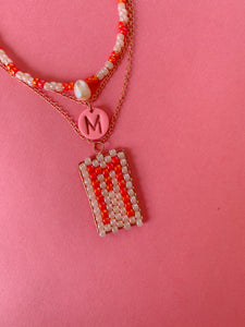 Pearl & Initial Necklace Trio - SHOP MRANZ