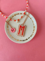 Load image into Gallery viewer, Pearl &amp; Initial Necklace Trio - SHOP MRANZ
