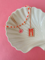 Load image into Gallery viewer, Pearl &amp; Initial Necklace Trio - SHOP MRANZ
