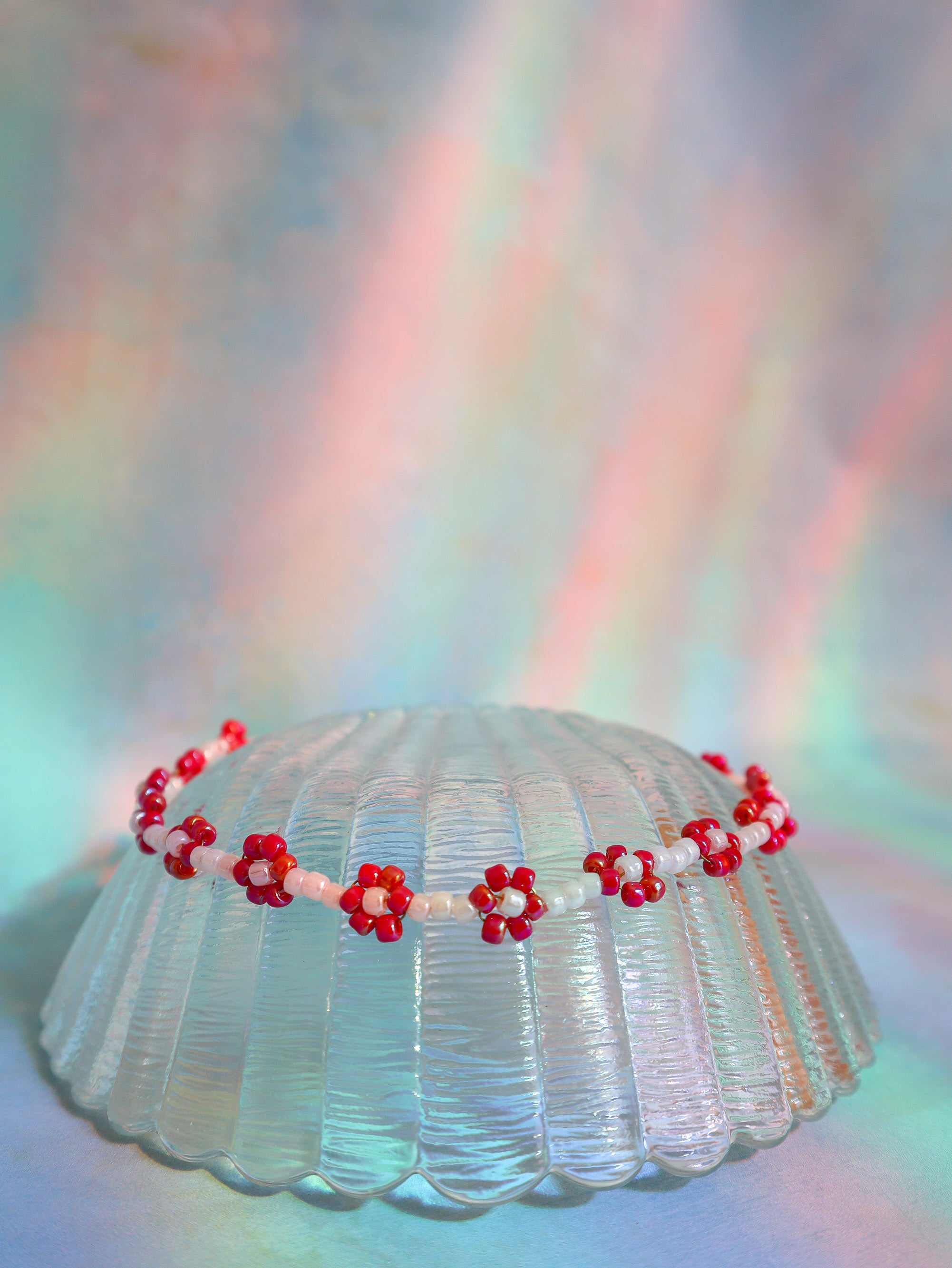 Flower Bead Necklace - SHOP MRANZ