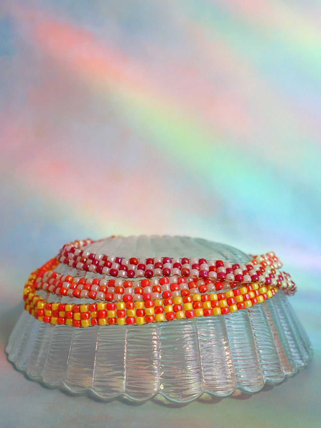 Checker Bead Necklace - SHOP MRANZ