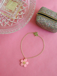 Flower Initial Necklace - SHOP MRANZ