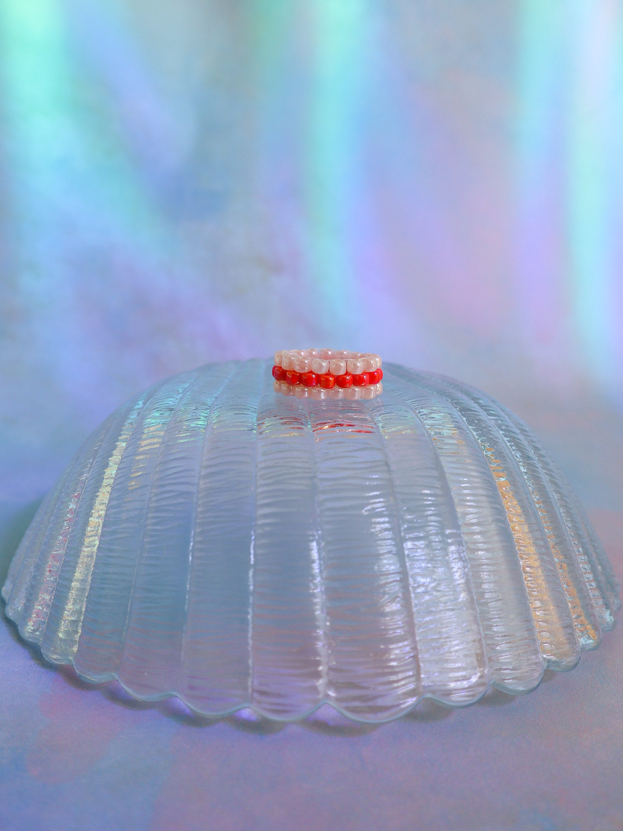 Stripe Beaded Ring - SHOP MRANZ
