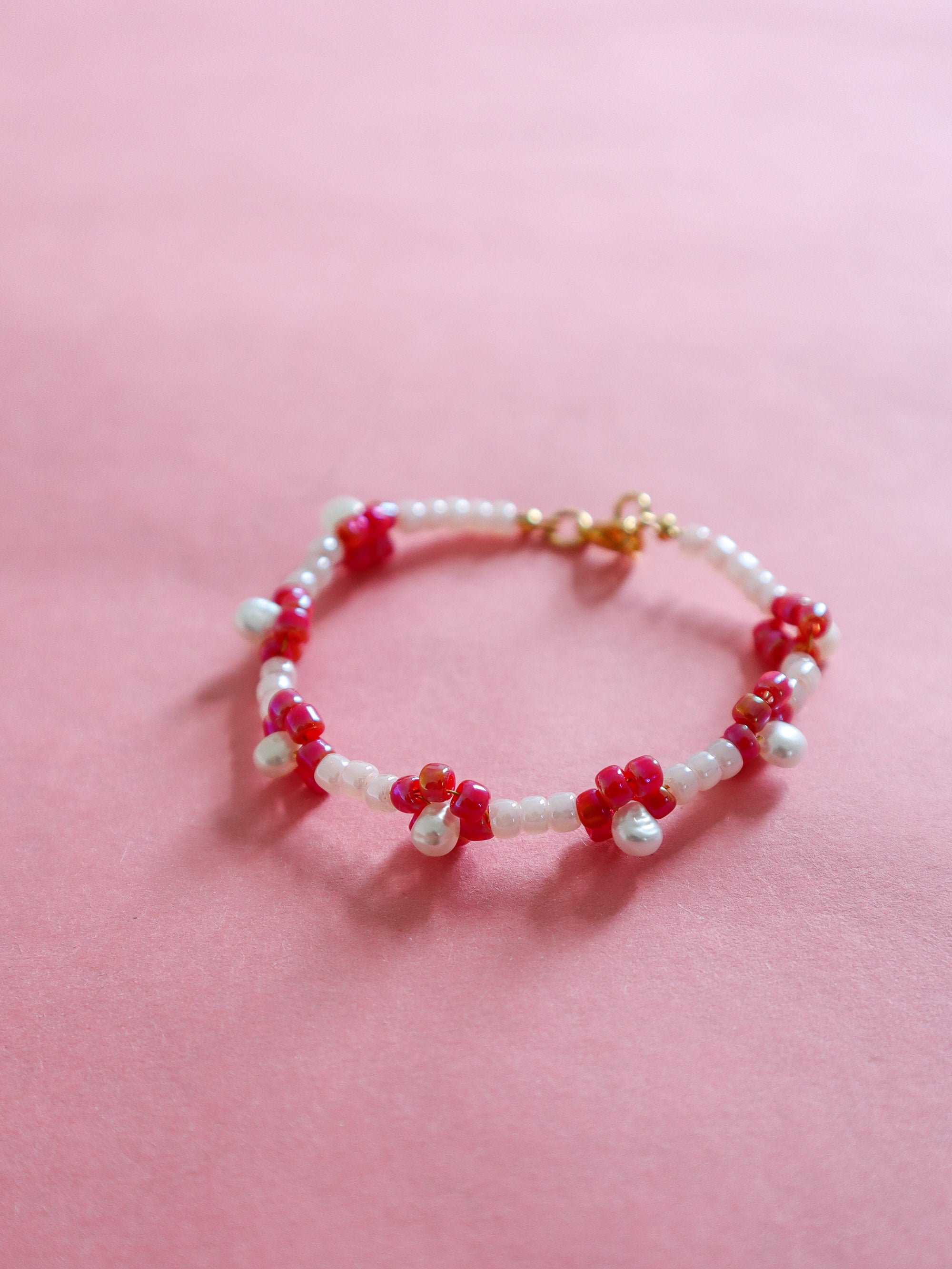 Flower Pearl Bracelet - SHOP MRANZ