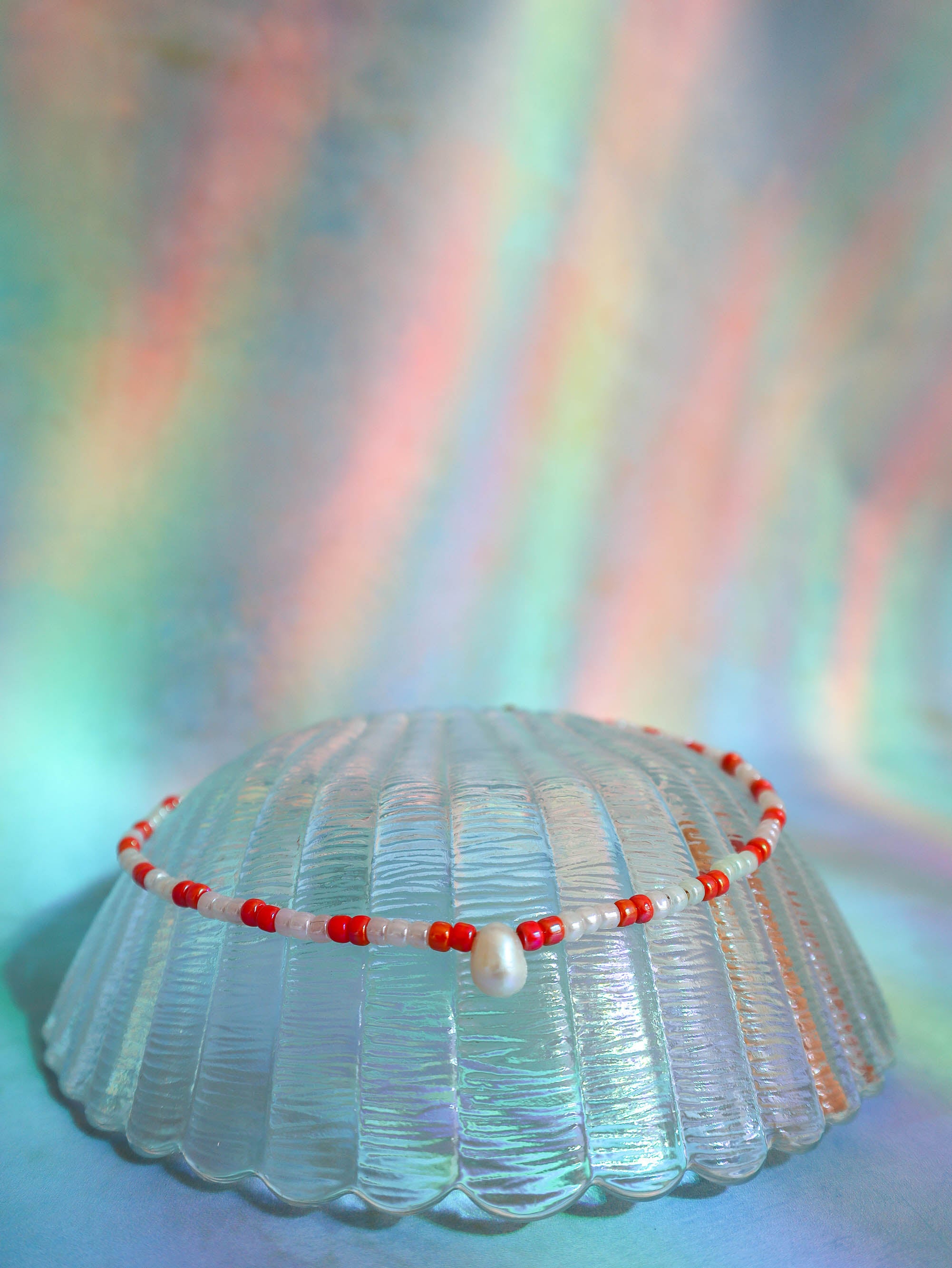 Multi Color Pearl Bead Necklace - SHOP MRANZ