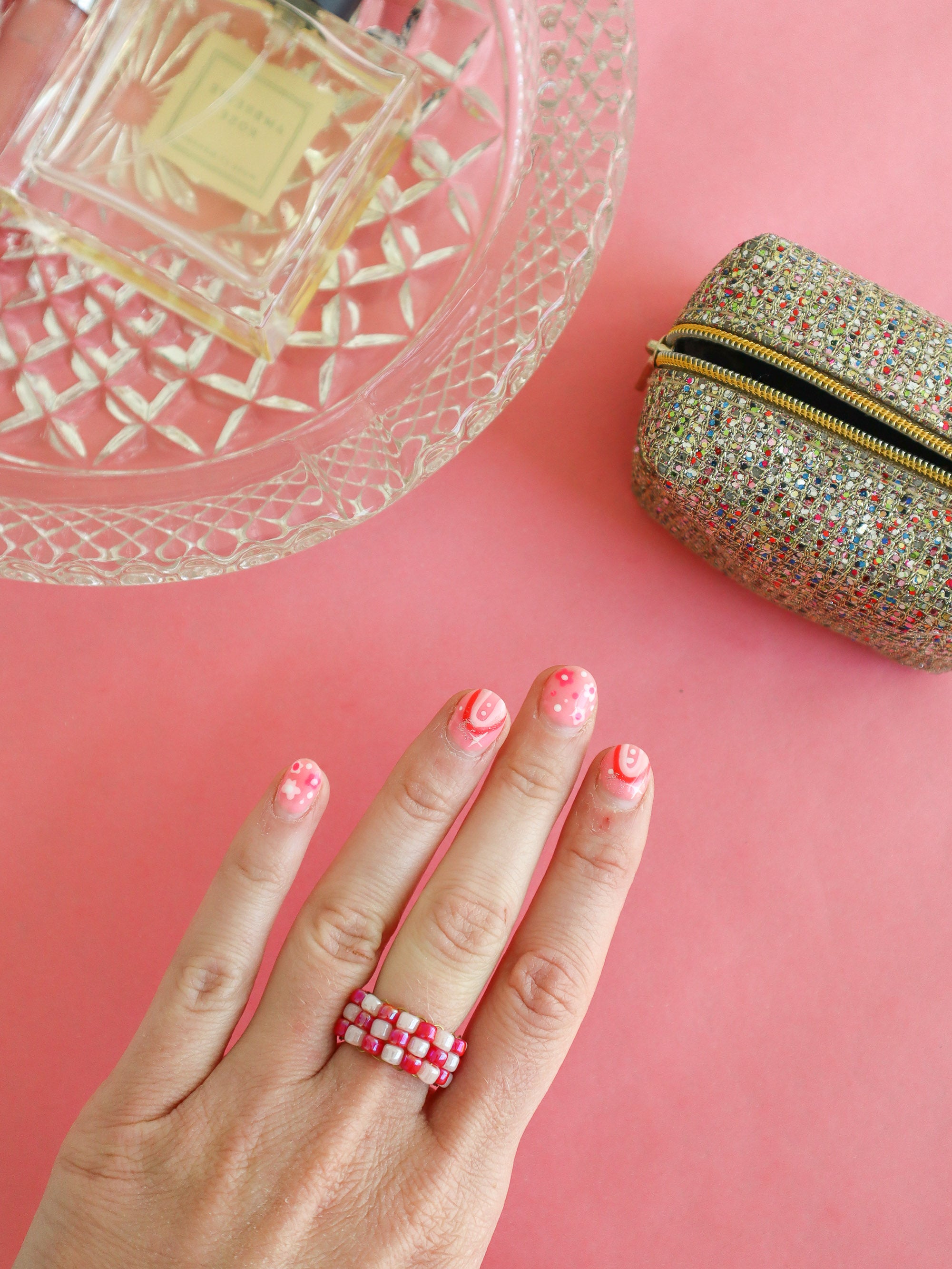 Checker Bead Ring - SHOP MRANZ