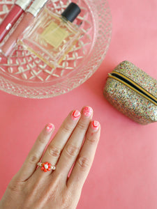 Pearl Flower Bead Ring - SHOP MRANZ