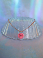 Load image into Gallery viewer, Stamped Initial Necklace - SHOP MRANZ
